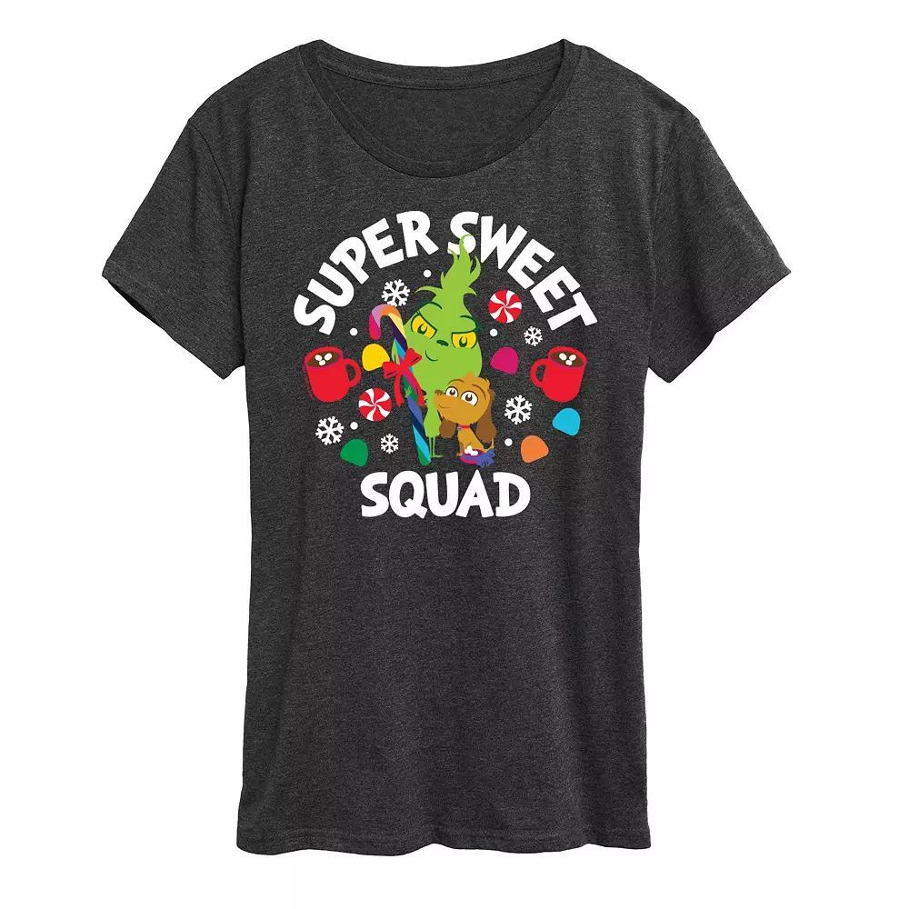 Womens Colorful Stacked Mama Graphic Tee Blue Product Image