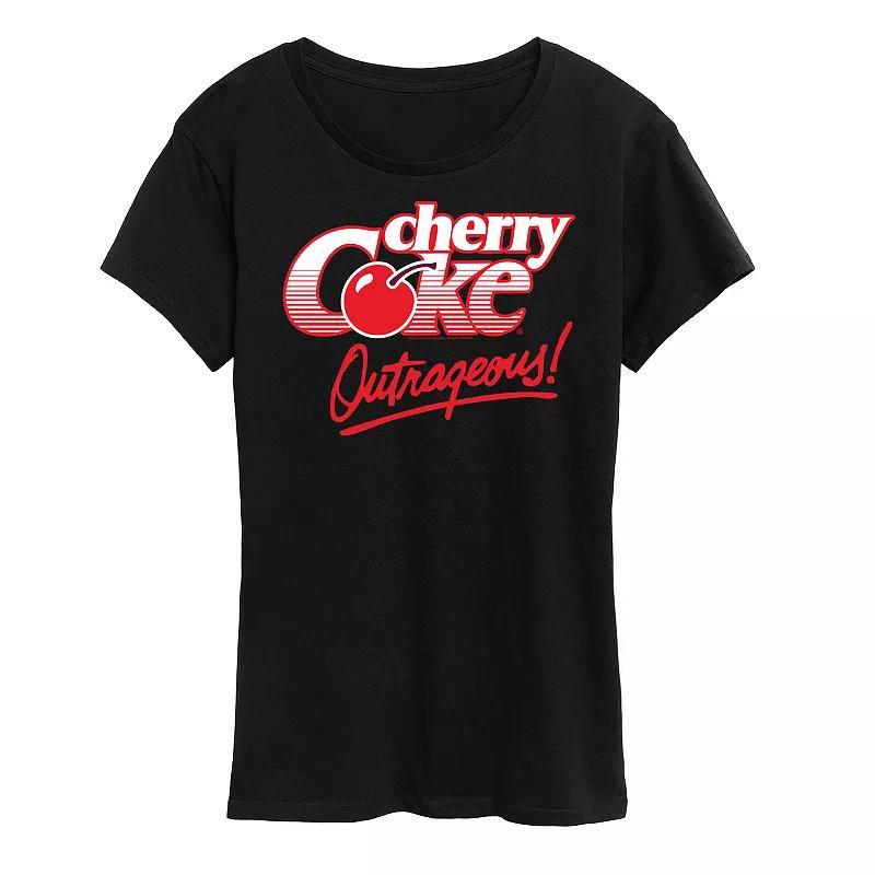 Womens Cherry Coke Outrageous Graphic Tee Product Image