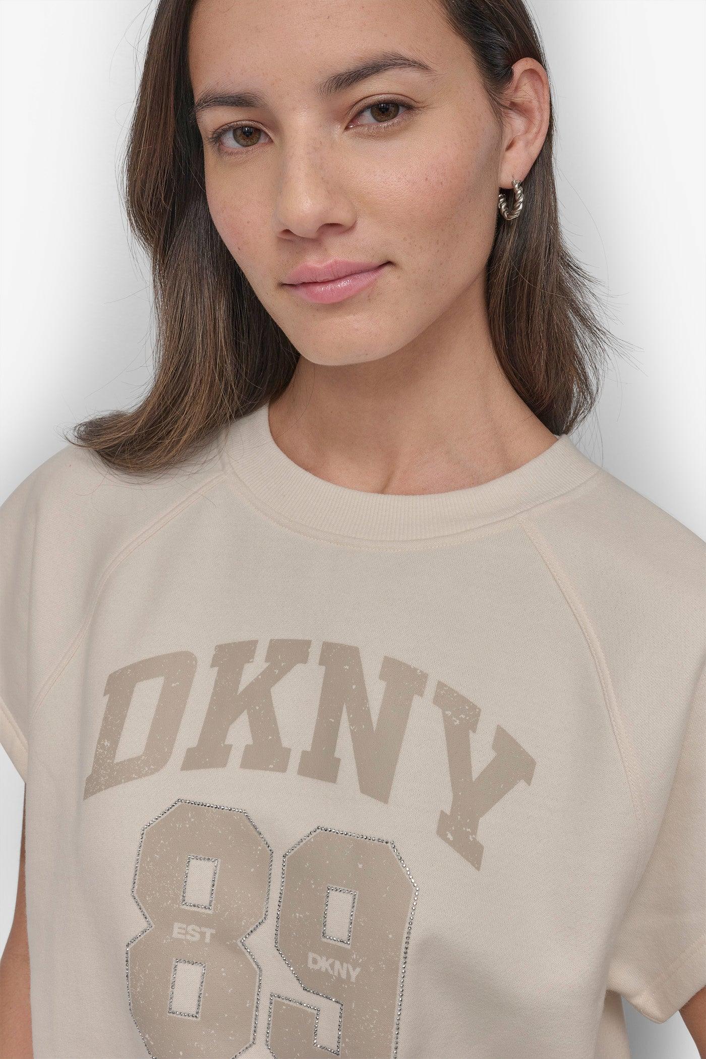 CROPPED CRYSTAL LOGO PERFORMANCE SWEATSHIRT Product Image