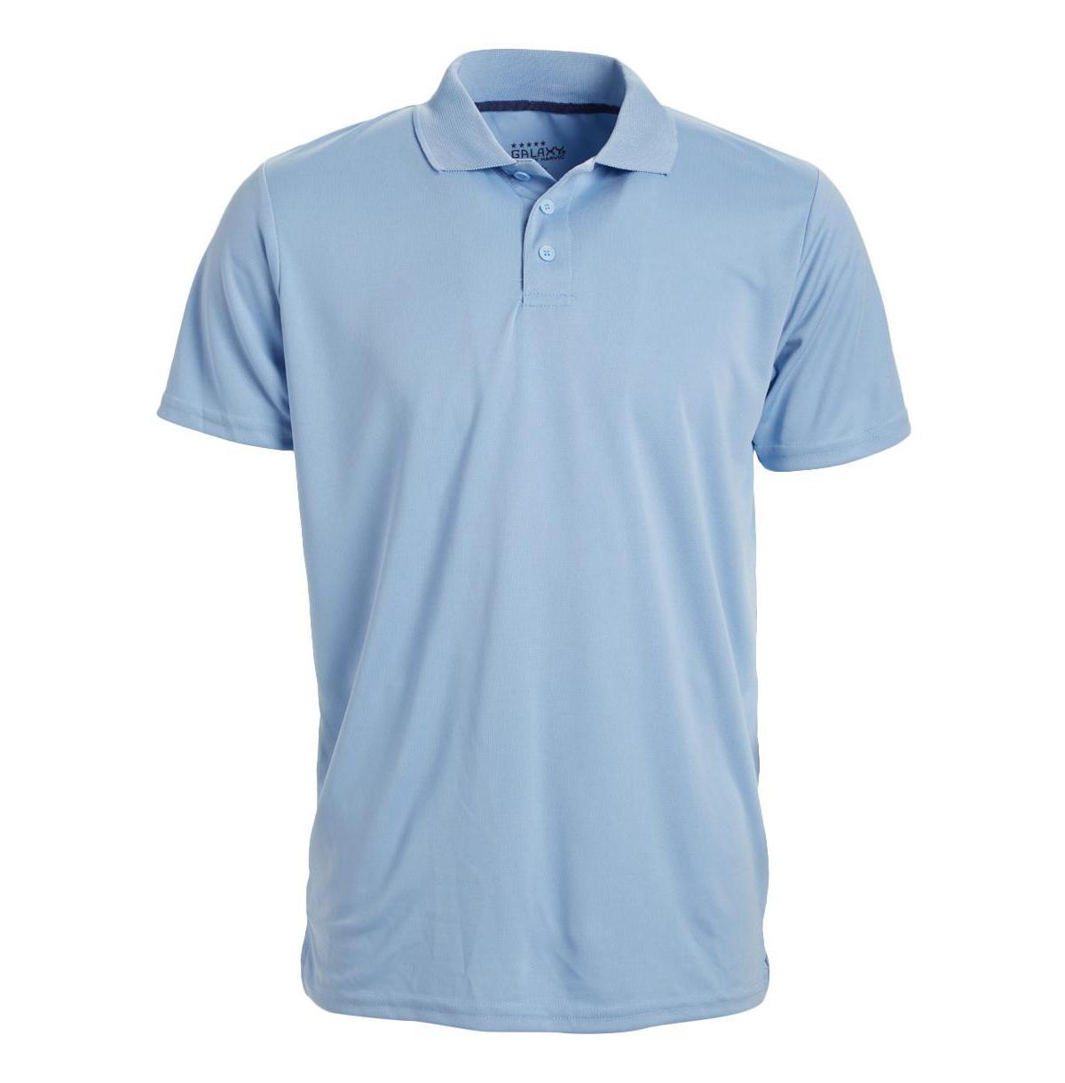 Galaxy By Harvic Mens Tagless Dry-Fit Moisture-Wicking Polo Shirt Product Image
