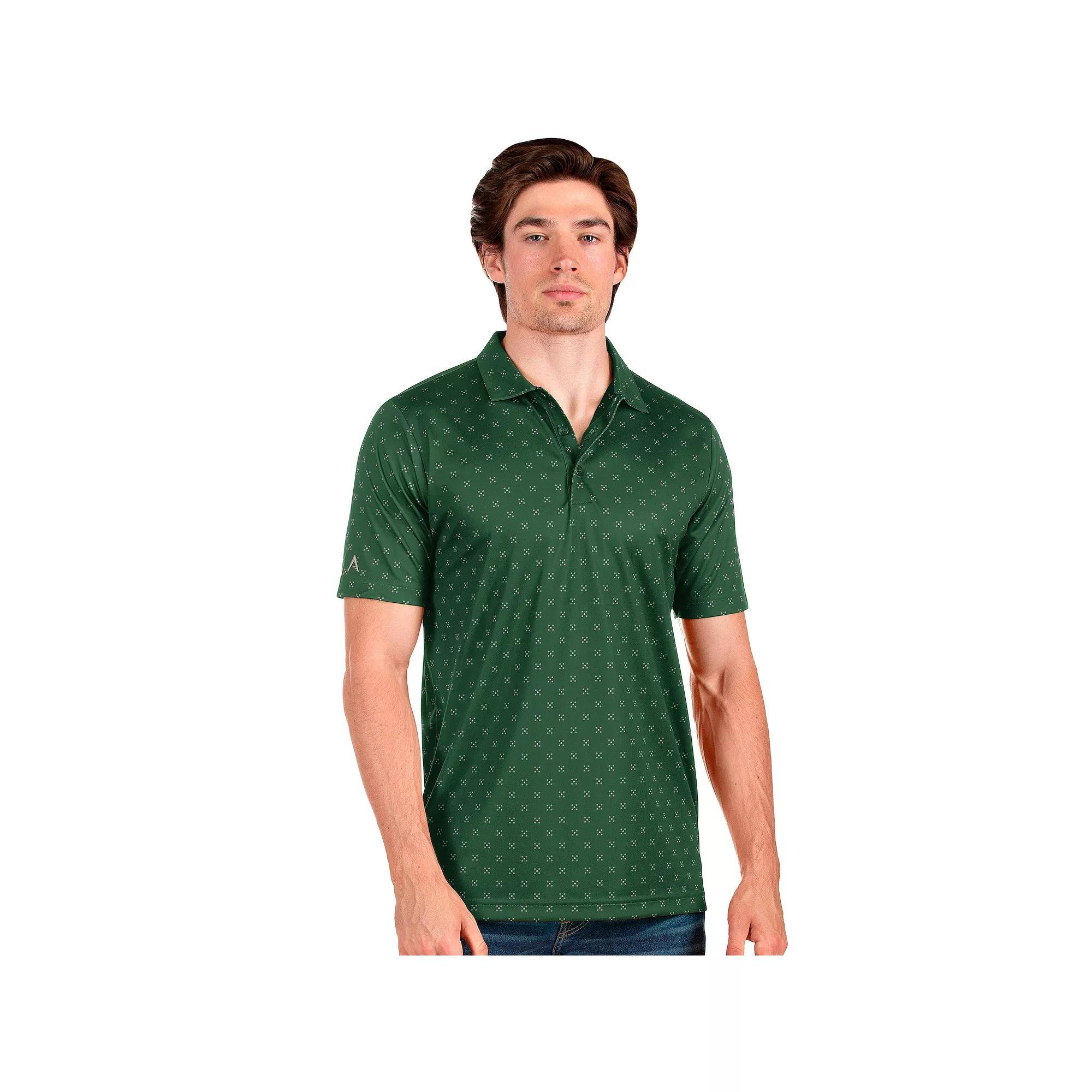 Men's Antigua Spark Polo, Size: XL, Black Black Product Image