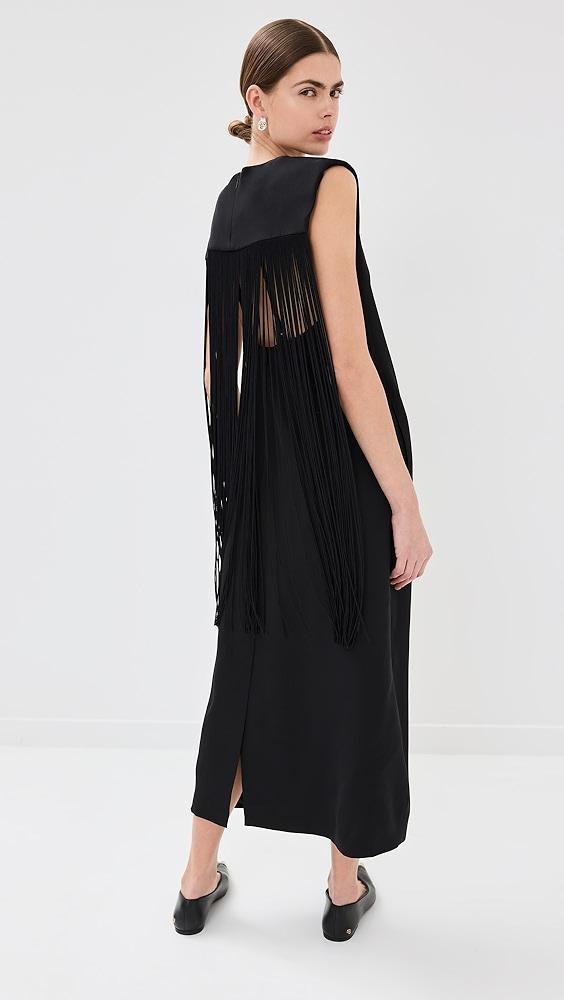 Tibi 4 Ply Silk Fringed Dress | Shopbop Product Image