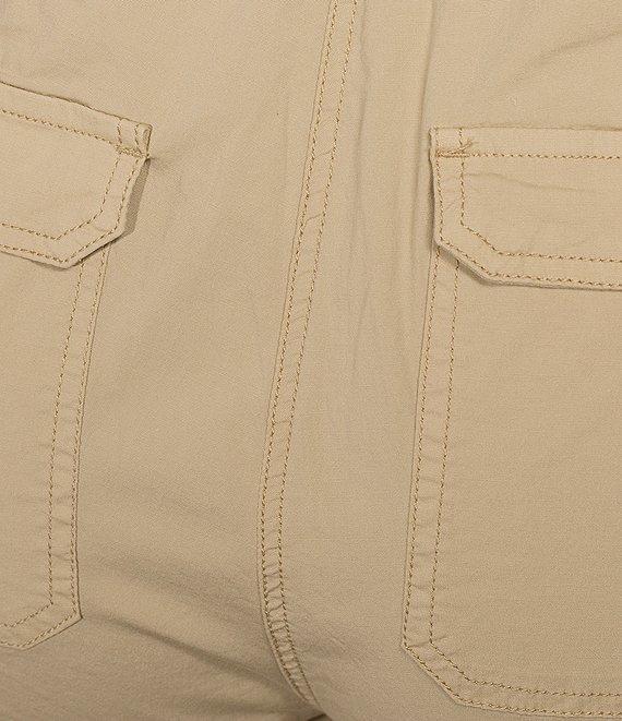 Intro Plus Size Stretch Poplin Adjustable Length Pull-On Cargo Pants Product Image