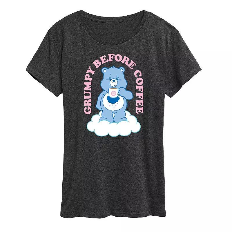 Womens Care Bears Grumpy Before Coffee Graphic Tee Product Image
