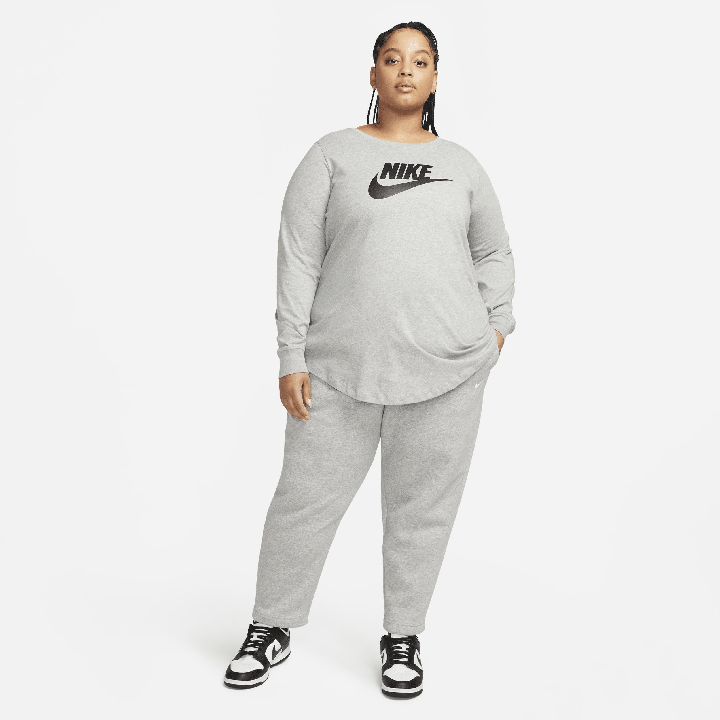 Womens Nike Sportswear Club Long-Sleeve T-Shirt (Plus Size) Product Image