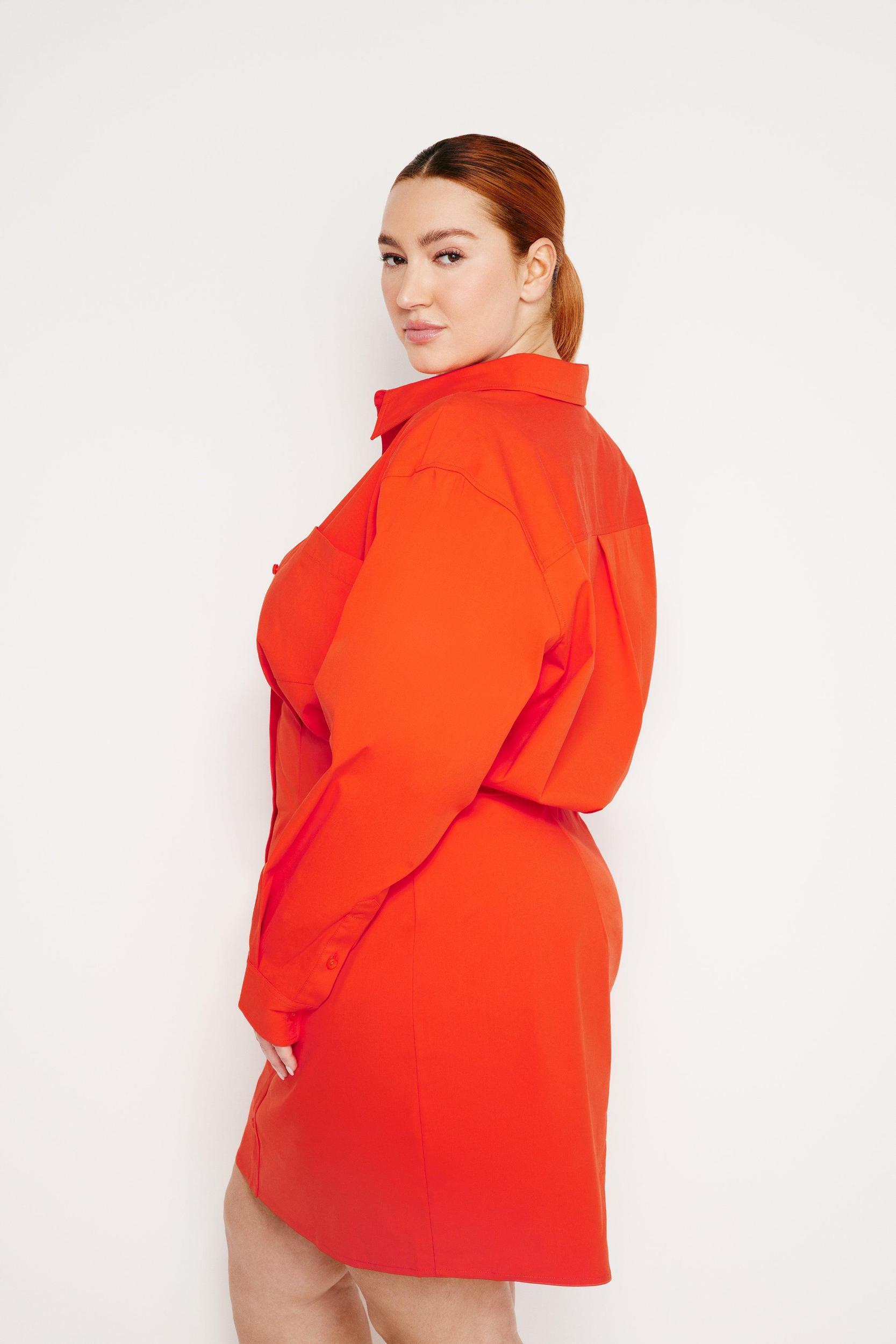 POPLIN SHIRT DRESS | ROMA002 Product Image