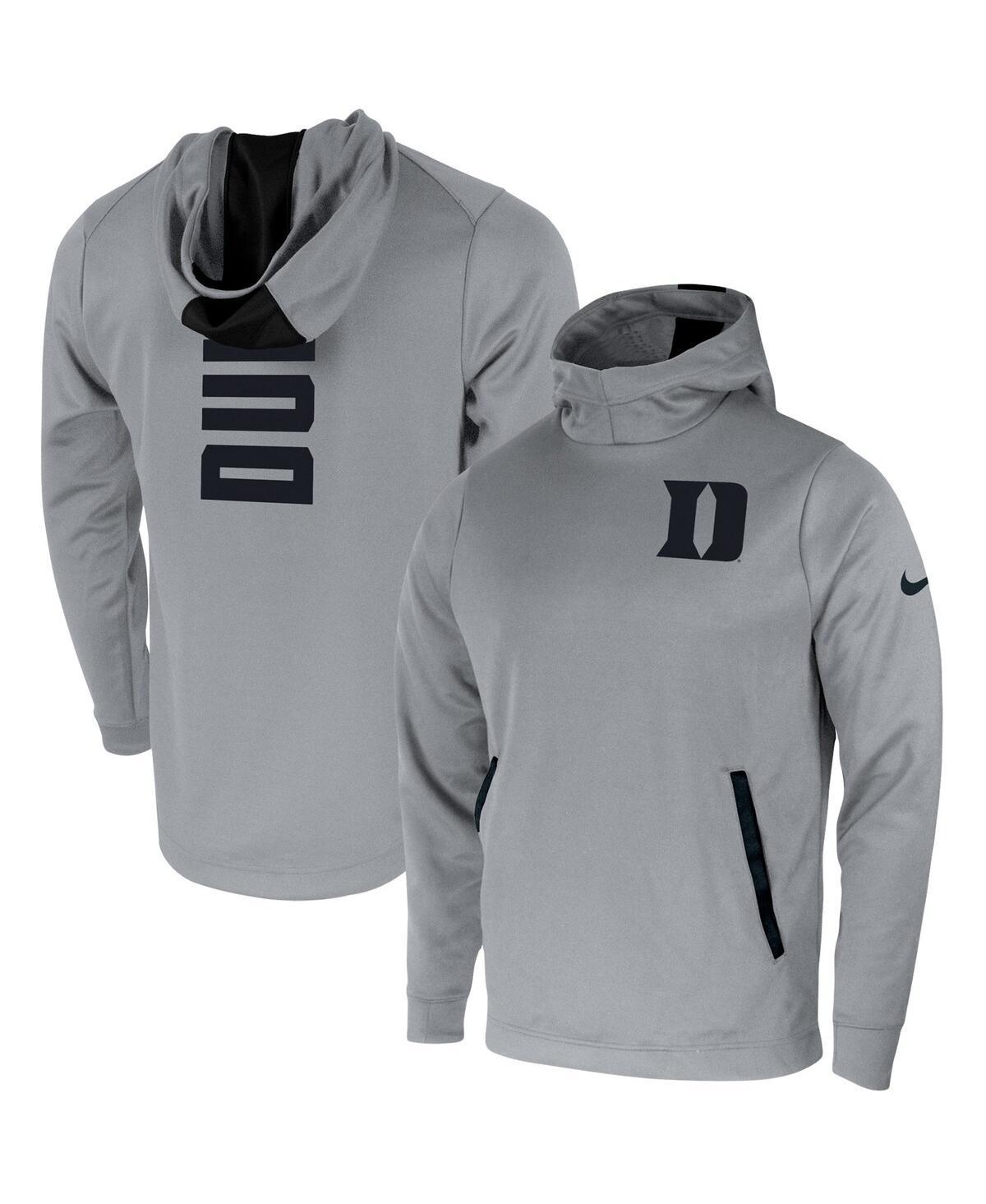 Men's Nike Gray Duke Blue Devils 2-Hit Performance Pullover Hoodie, Size: Medium, Grey Product Image