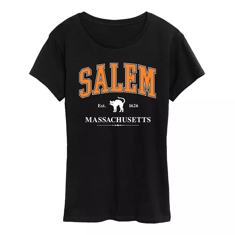 Plus Size Collegiate Salem Massachusetts Graphic Tee, Womens Product Image