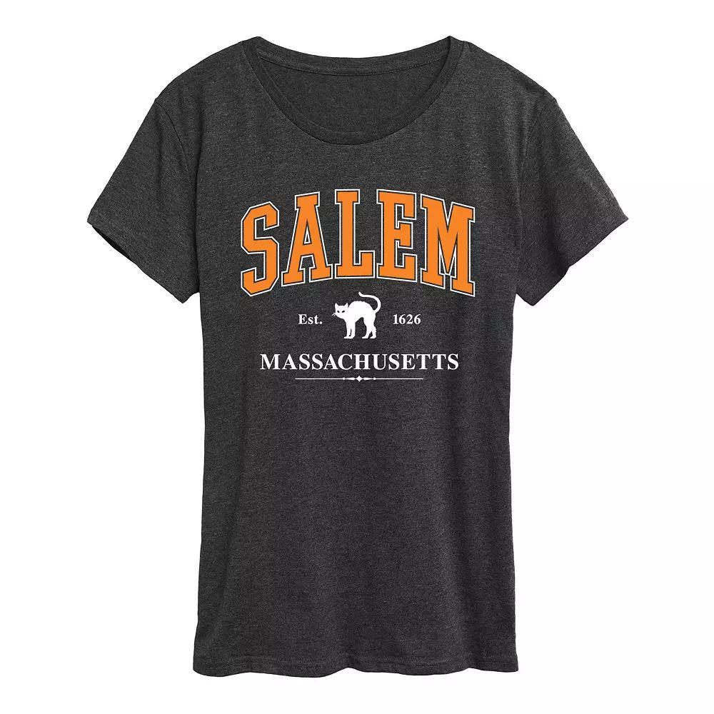 Womens Halloween University Tee, Girls Grey Gray Product Image