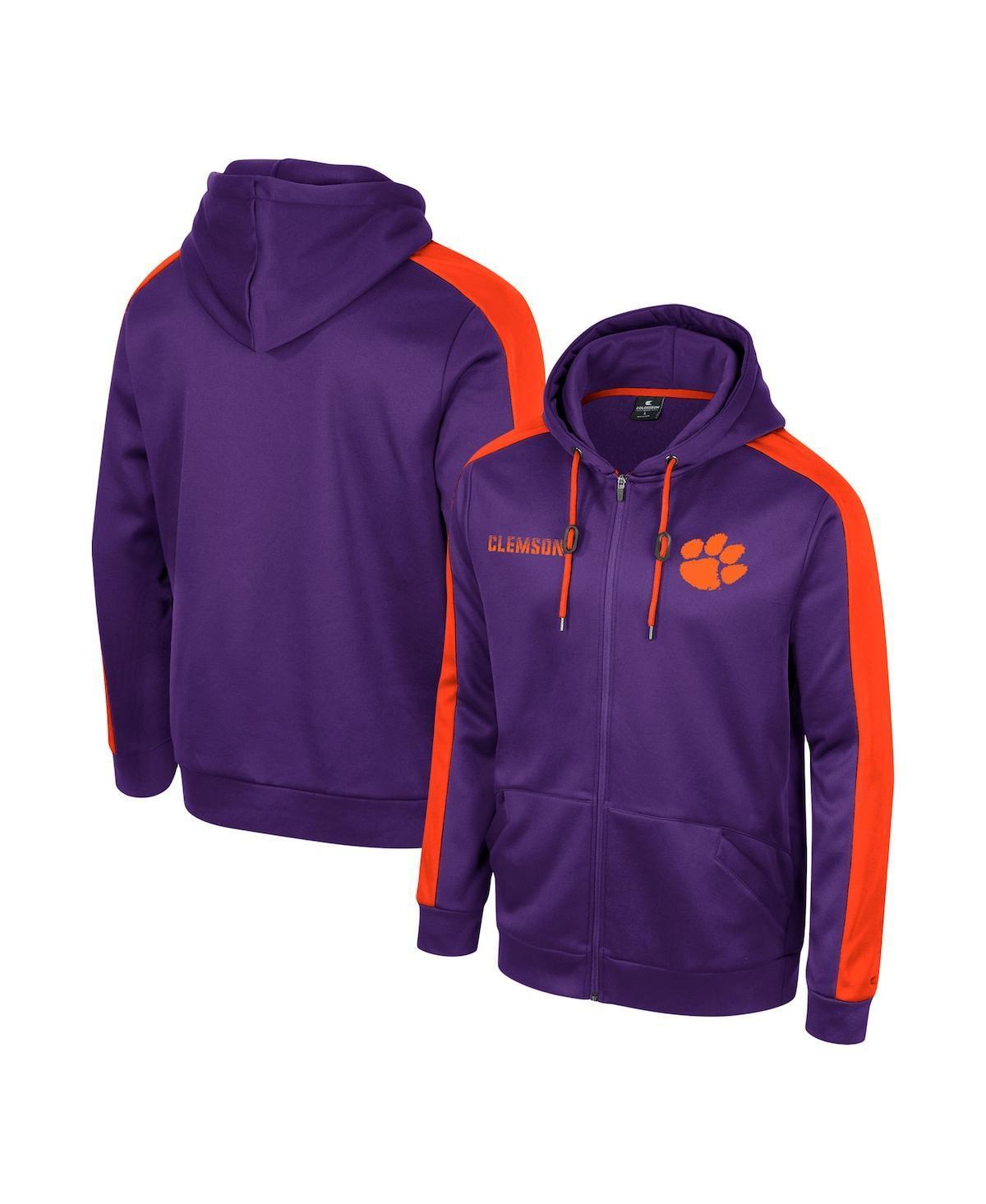 Men's Colosseum  Navy Notre Dame Fighting Irish Reese Full-Zip Hoodie, Size: Small, Blue Product Image
