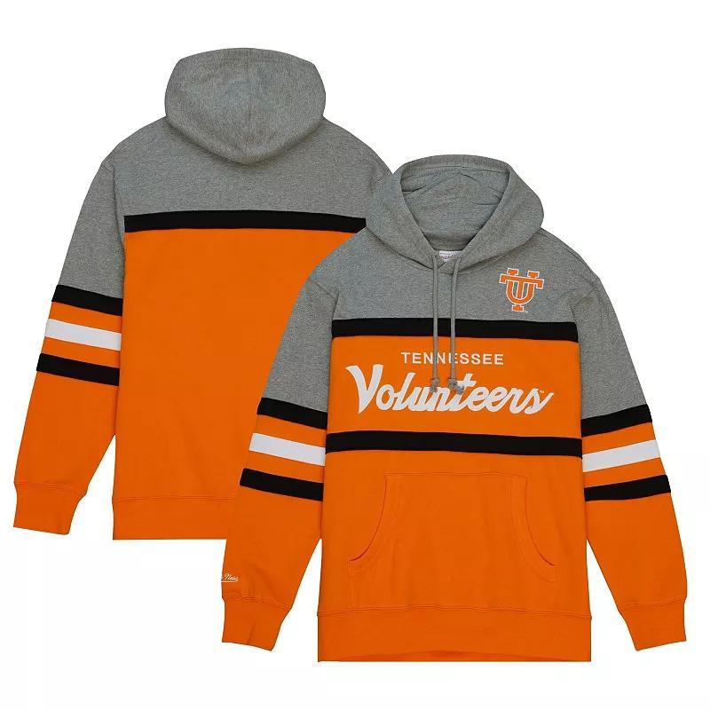Men's Mitchell & Ness  Orange Tennessee Volunteers Head Coach Pullover Hoodie, Size: Large Product Image