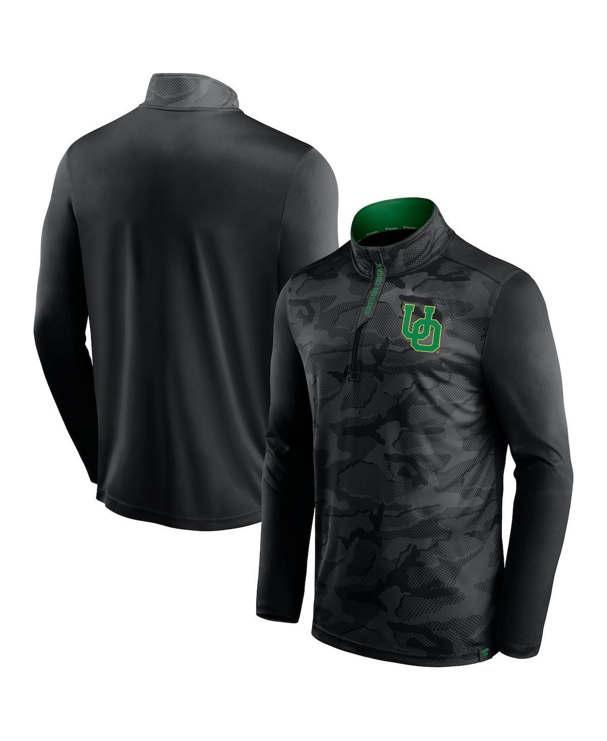 Mens Fanatics Branded Gray Tennessee Volunteers Depth Chart Camo Jacquard Quarter-Zip Jacket Product Image