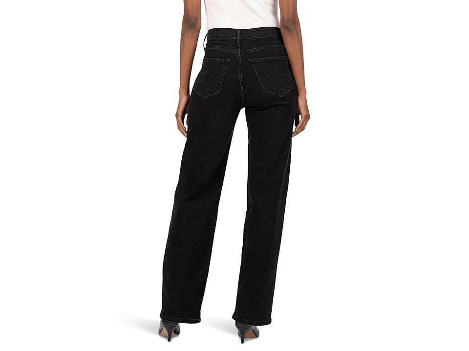 KUT from the Kloth Sienna High-Rise Wide Leg-5 Pockets in Conquering (Conquering) Women's Jeans Product Image