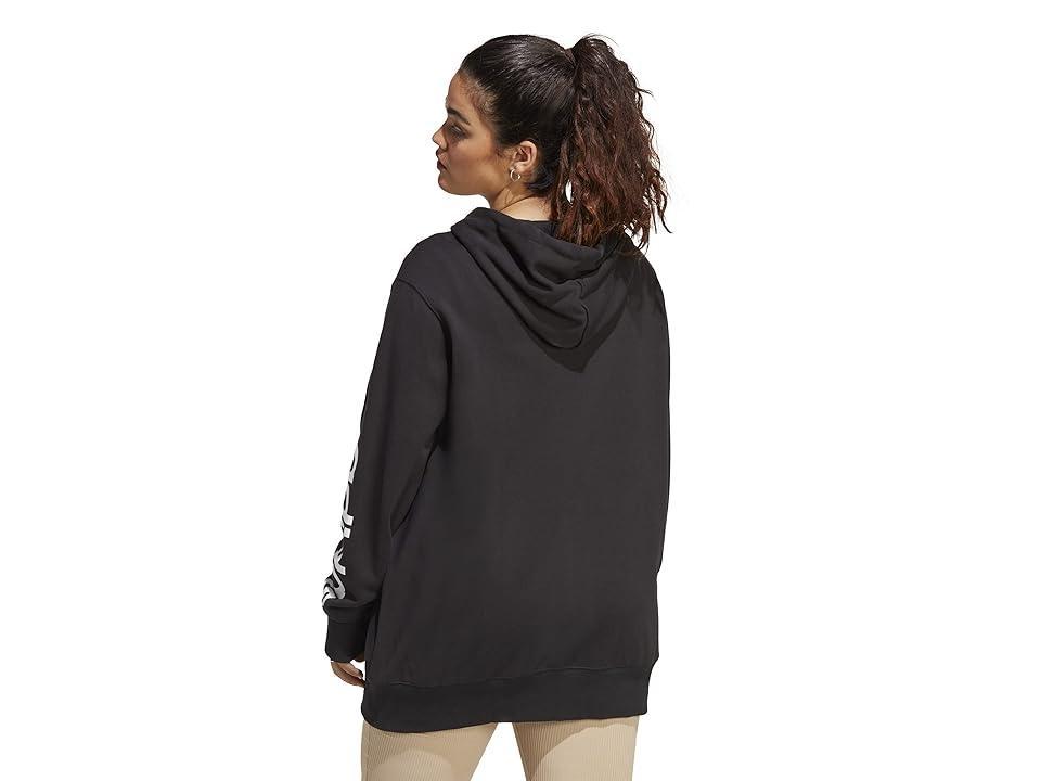 adidas Plus Size Cotton French Terry Logo Hoodie Product Image