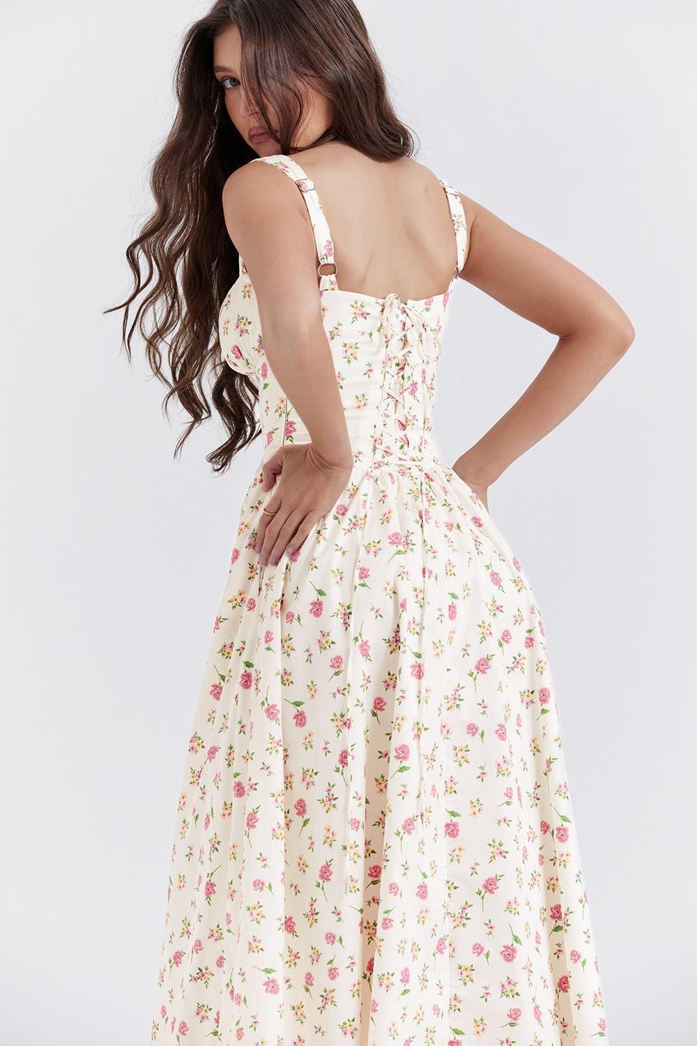 Tatiana Rose Print Midi Sundress Product Image