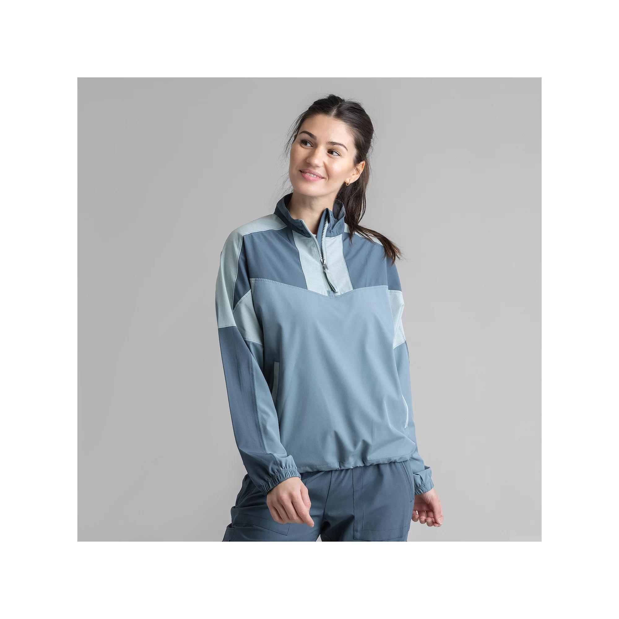 Women's LIV Outdoor Lightweight Pullover Jacket, Size: Large, Blue Grey Product Image