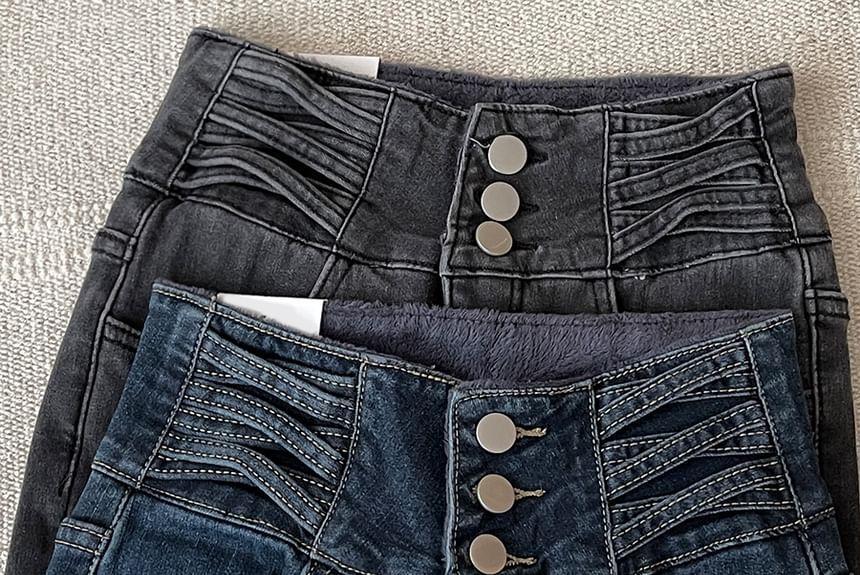 High Waist Skinny Jeans Product Image