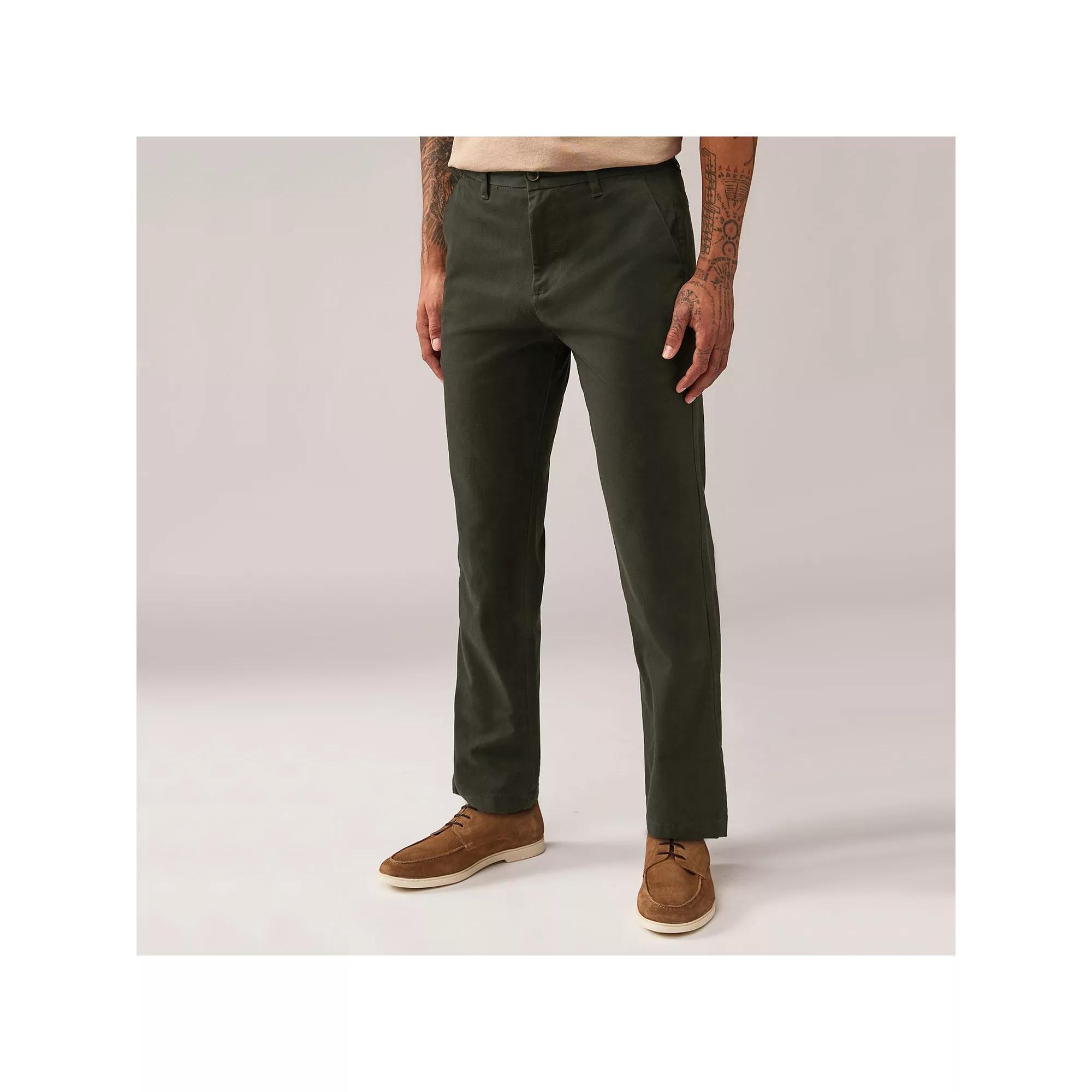 Men's NEXT Printed Chino Pants, Size: 30, Green Product Image