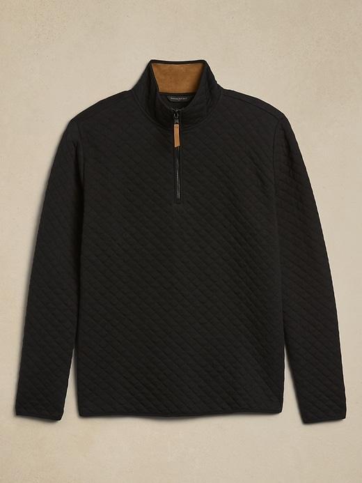 Quilted Half-Zip Pullover Product Image
