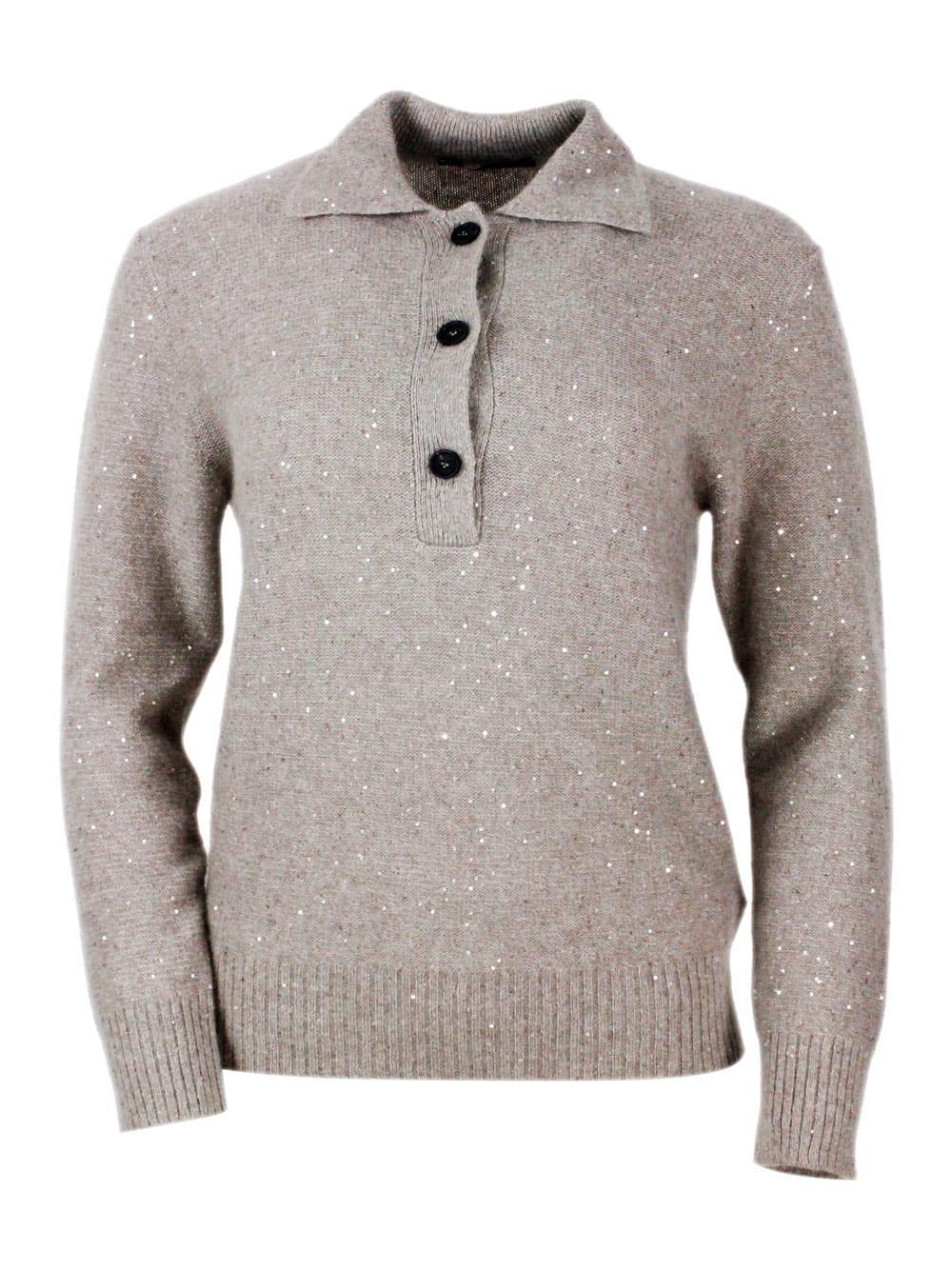 FABIANA FILIPPI Sweater In Brown Product Image