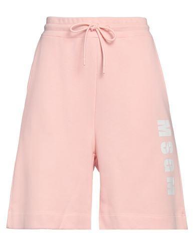 MSGM Woman Shorts & Bermuda Shorts Pink Size S Cotton, Polyester Product Image