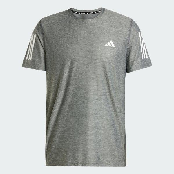 adidas Own the Run Tee Dark Blue M Mens Product Image