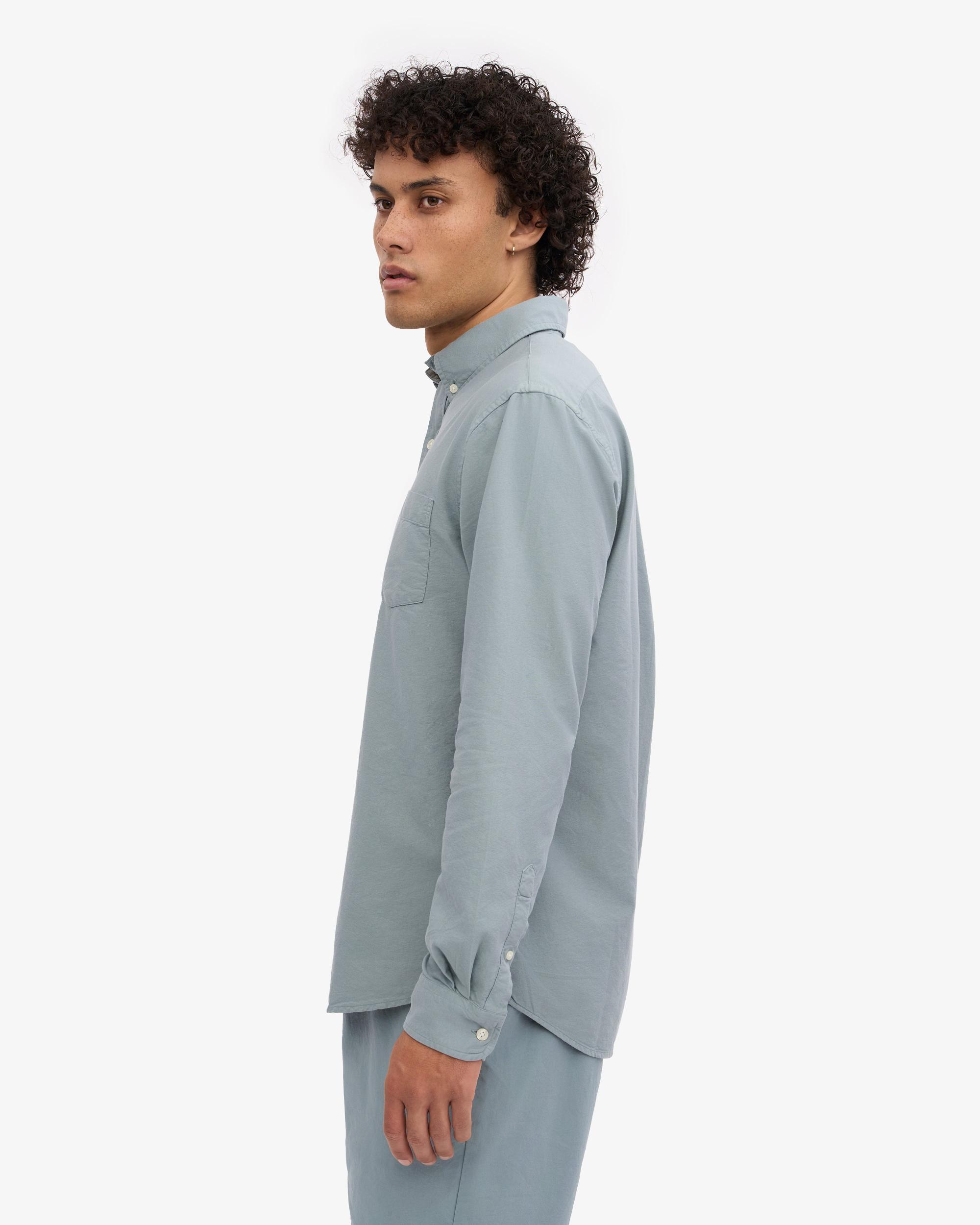 Organic Button Down Shirt - Purple Haze Product Image