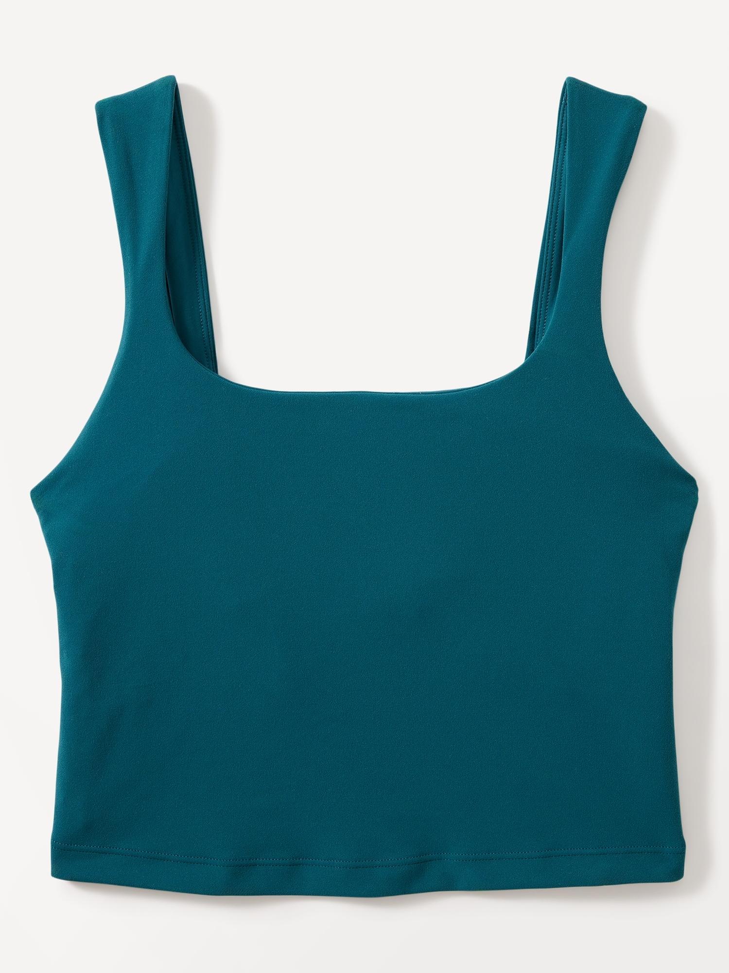 Transcend Square Neck Crop Sports Bra D-DD Product Image