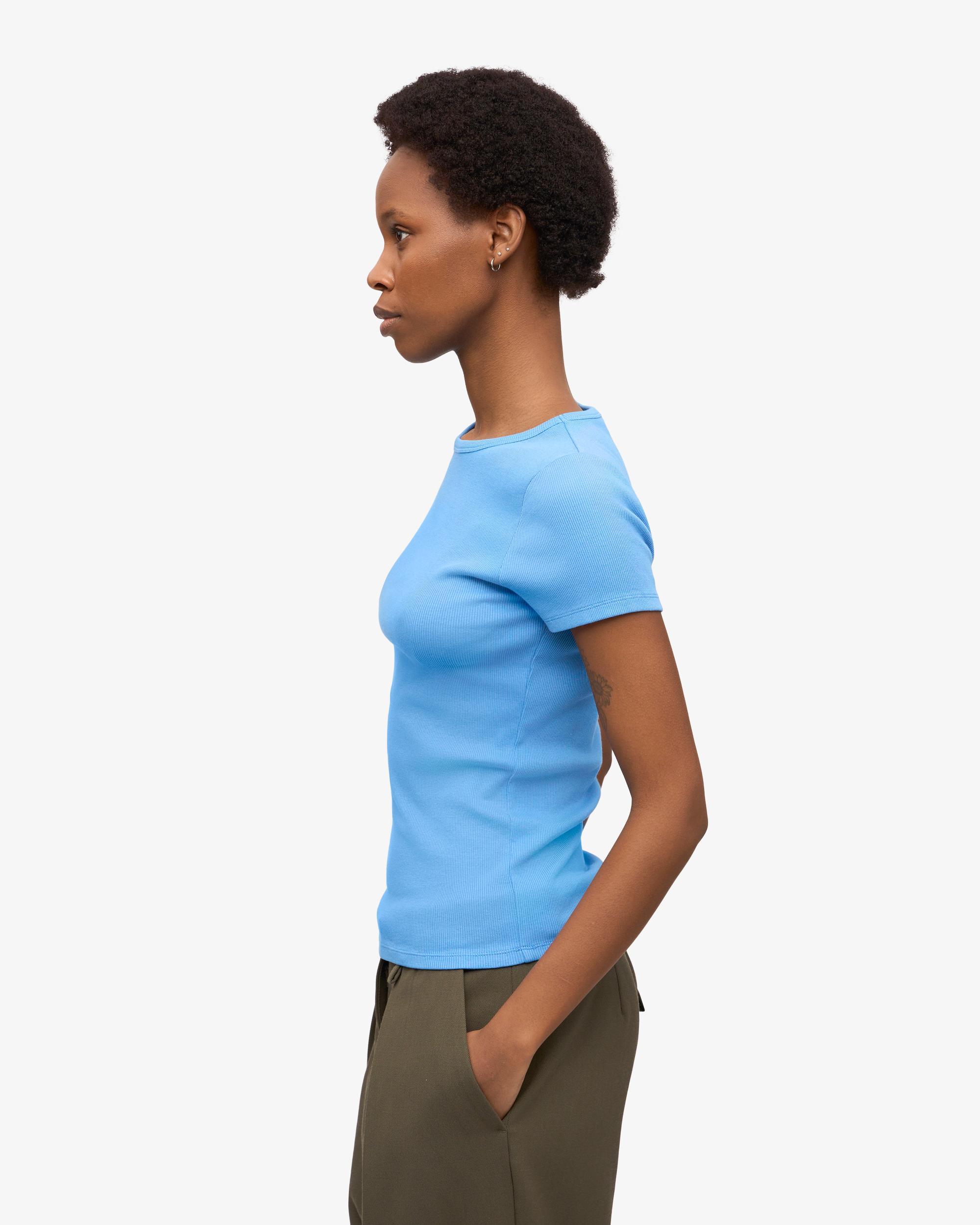 Organic Rib T-Shirt - Deep Black Product Image
