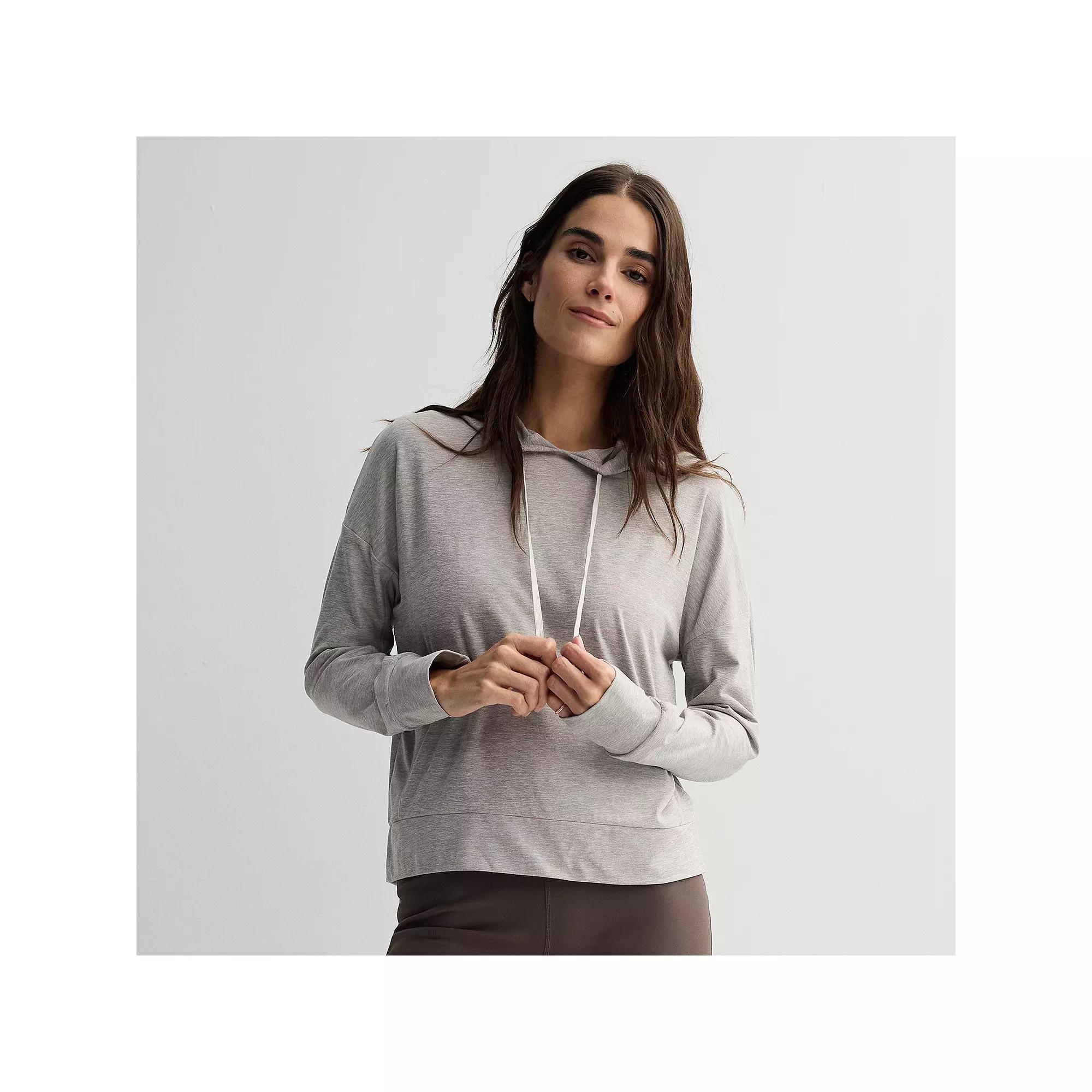 Women's FLX Wander Long Sleeve Popover Hoodie, Size: Medium, Fauna Product Image