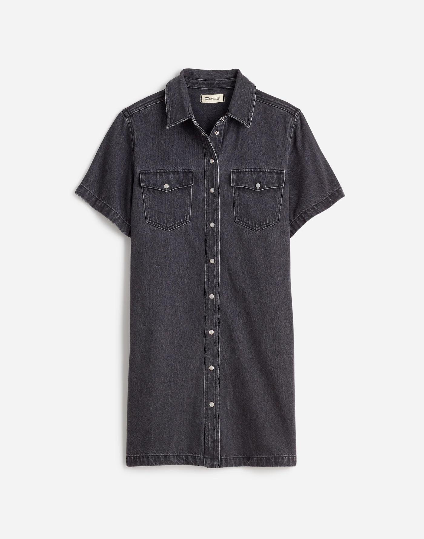 Oversized Mini Shirtdress Product Image
