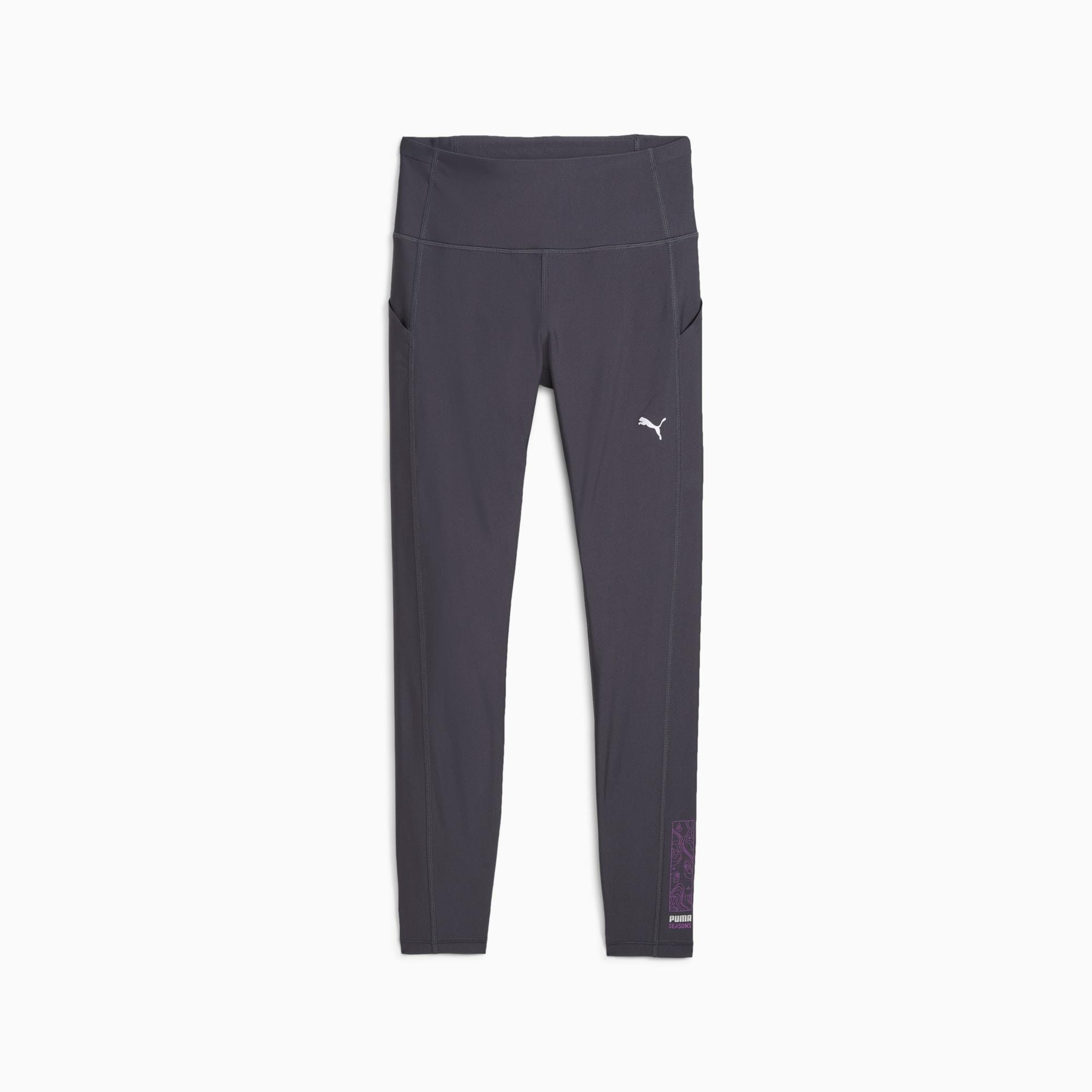 PUMA SEASONS Trail Running Women's Tights in Grey Product Image