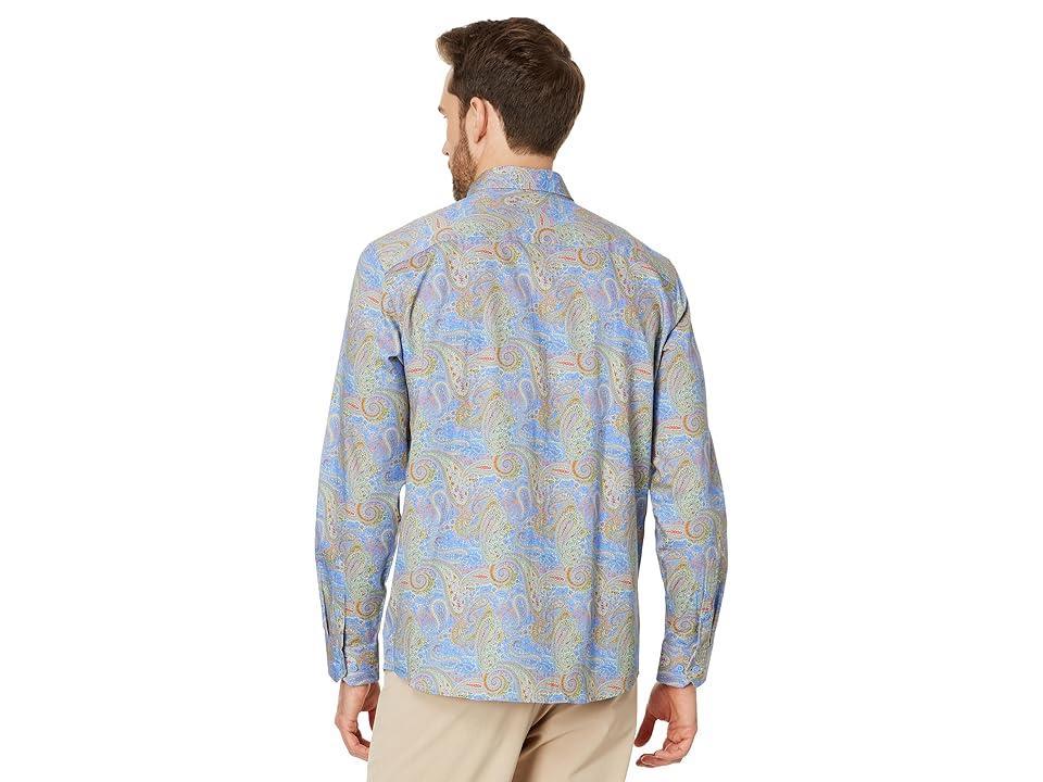 Johnston & Murphy Printed Cotton Shirt Large Paisley) Men's Clothing Product Image
