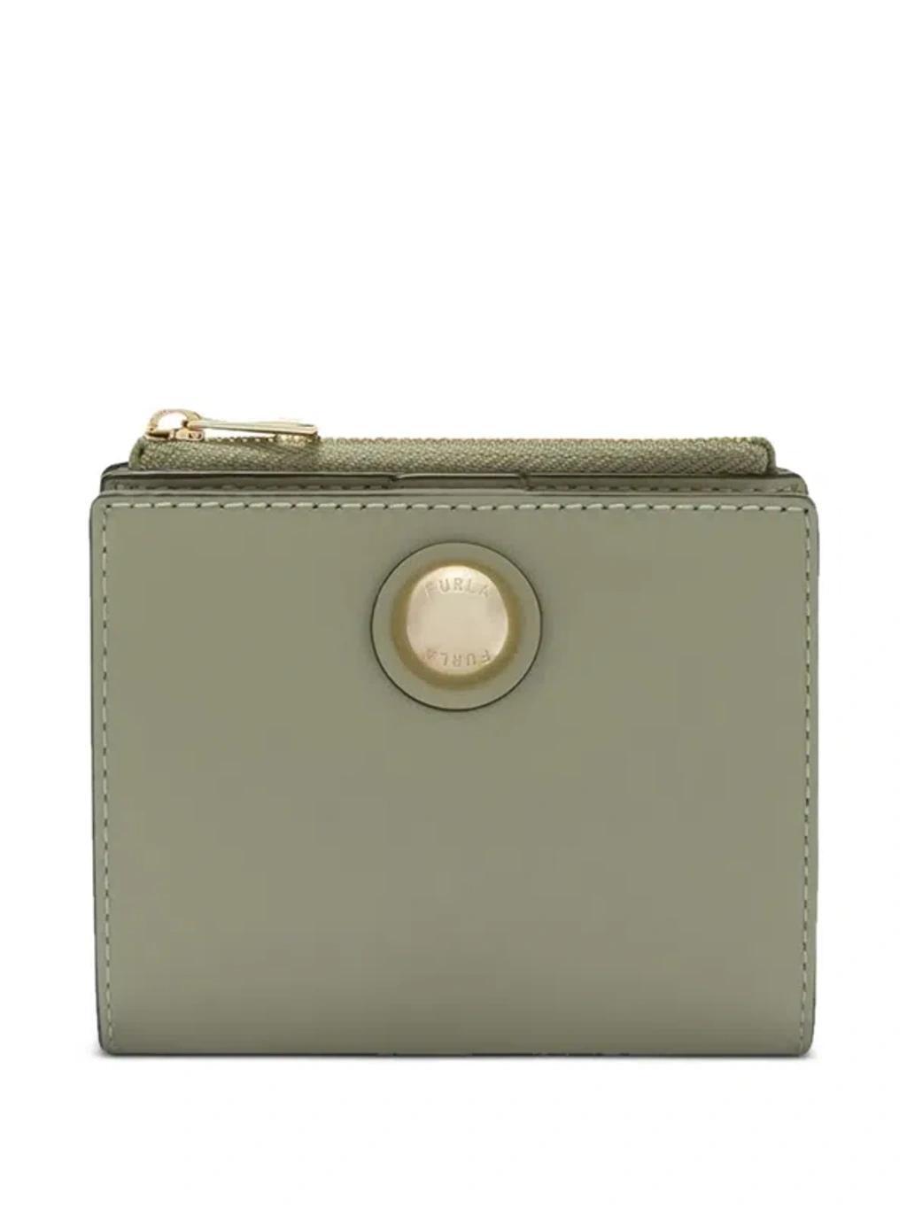 FURLA Small Sfera Wallet In Green Product Image