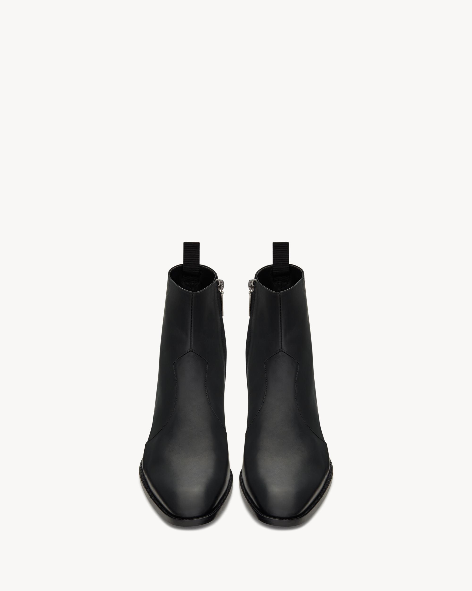 WYATT boots in smooth leather Product Image