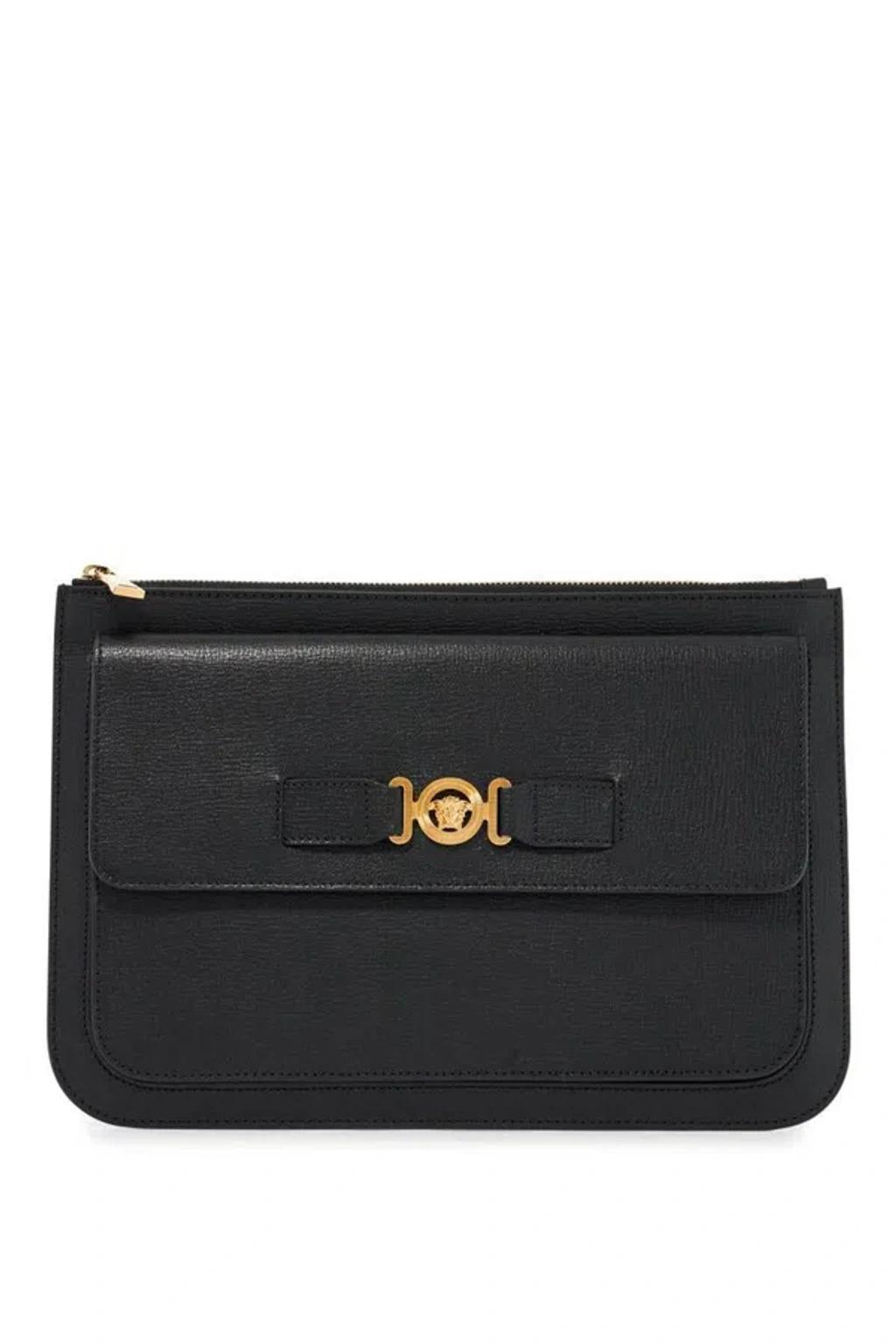 VERSACE Men's Medusa Clutch In Nero Product Image