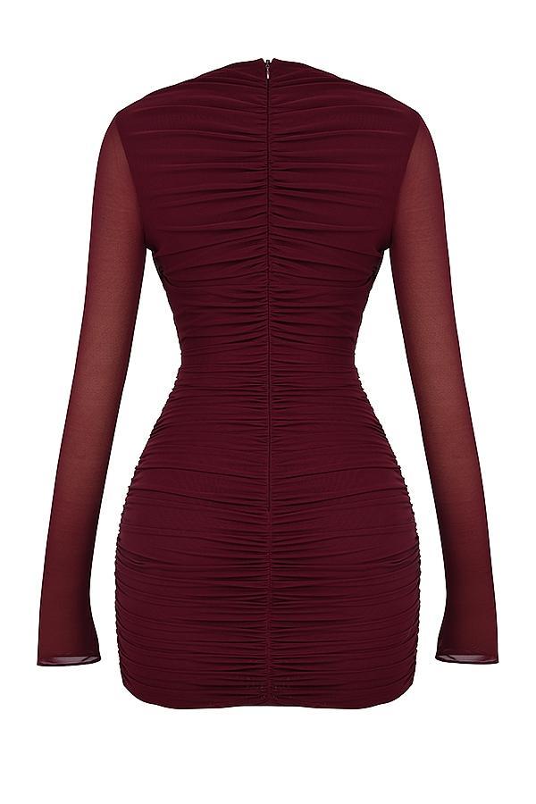 Lucinda Mulberry Cutout Mini Dress Product Image