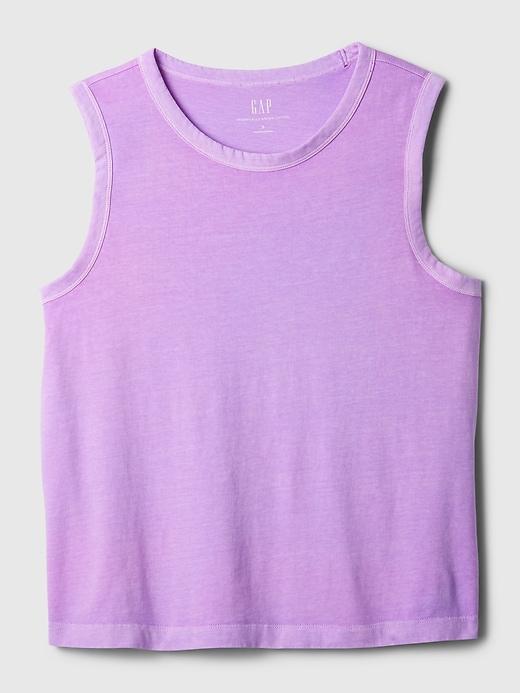 Linen-Blend Tank Top Product Image