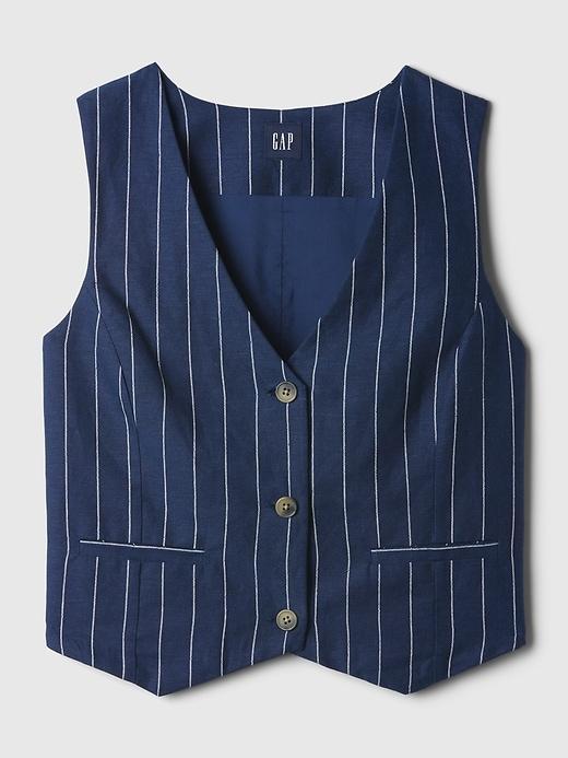 Linen-Cotton Vest Product Image