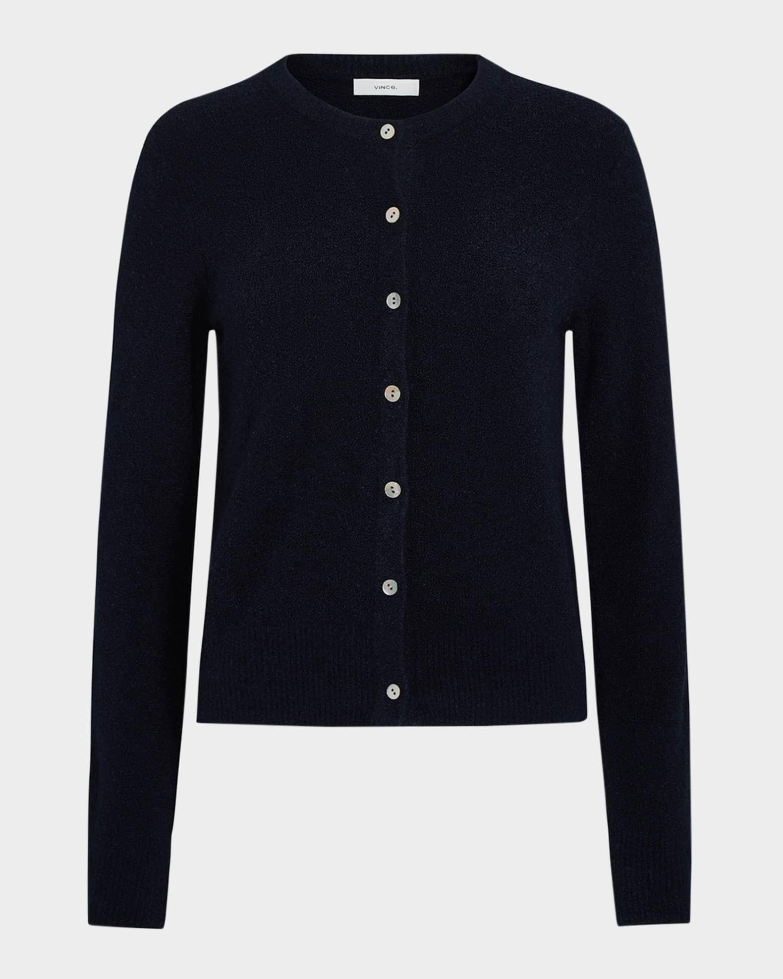 Crewneck Bouclé Cardigan  Product Image