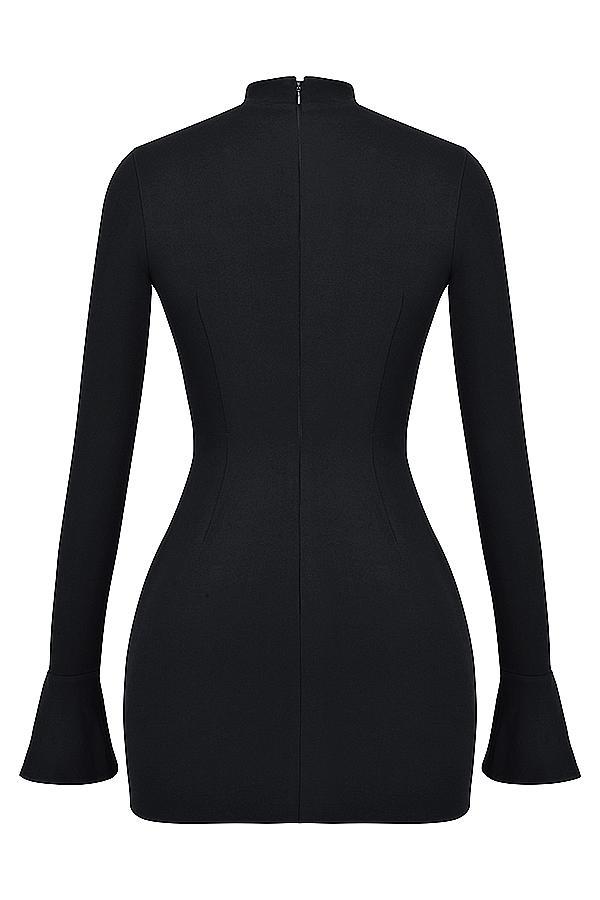 Mahalia Black Mini Dress Product Image