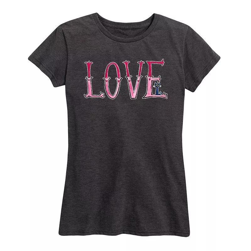 Womens Pete The Cat Big Love Graphic Tee Product Image