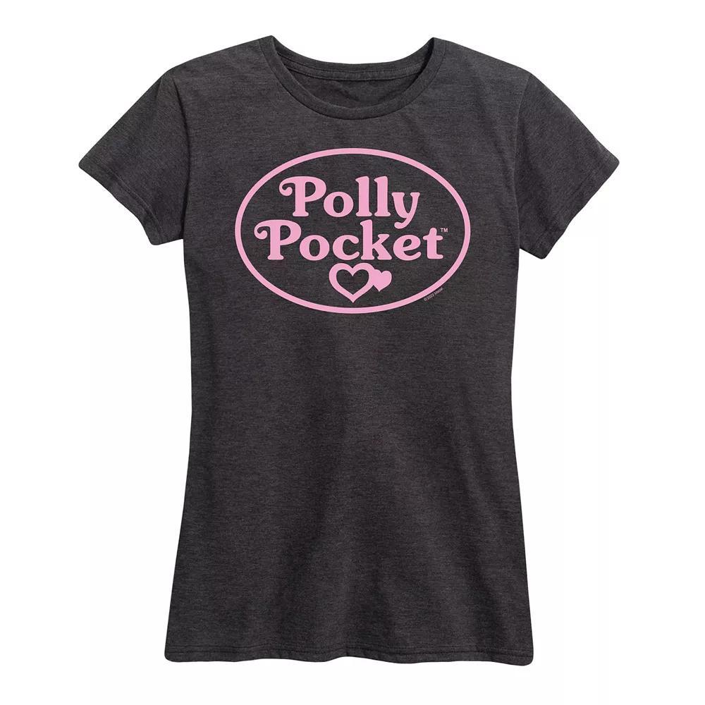Womens Polly Pocket Ombre Logo Graphic Tee Product Image