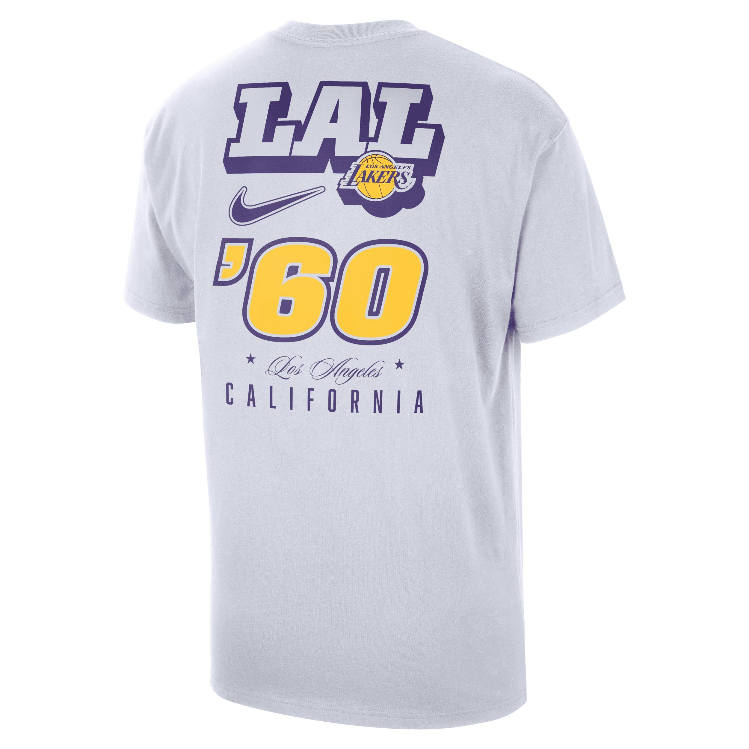 Los Angeles Lakers Courtside Nike Mens NBA T-Shirt Product Image