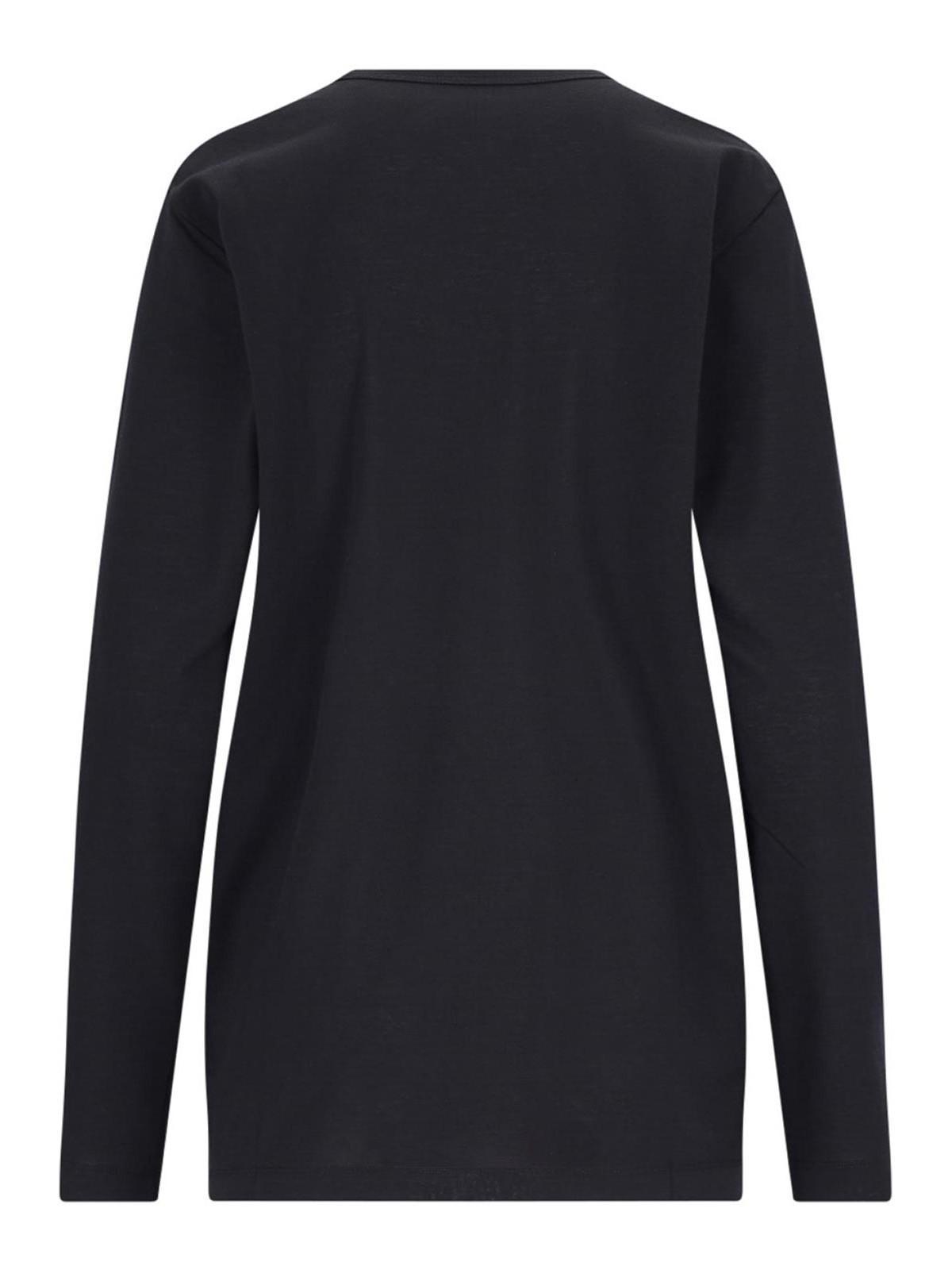 KHAITE Maglietta In Jersey In Black Product Image