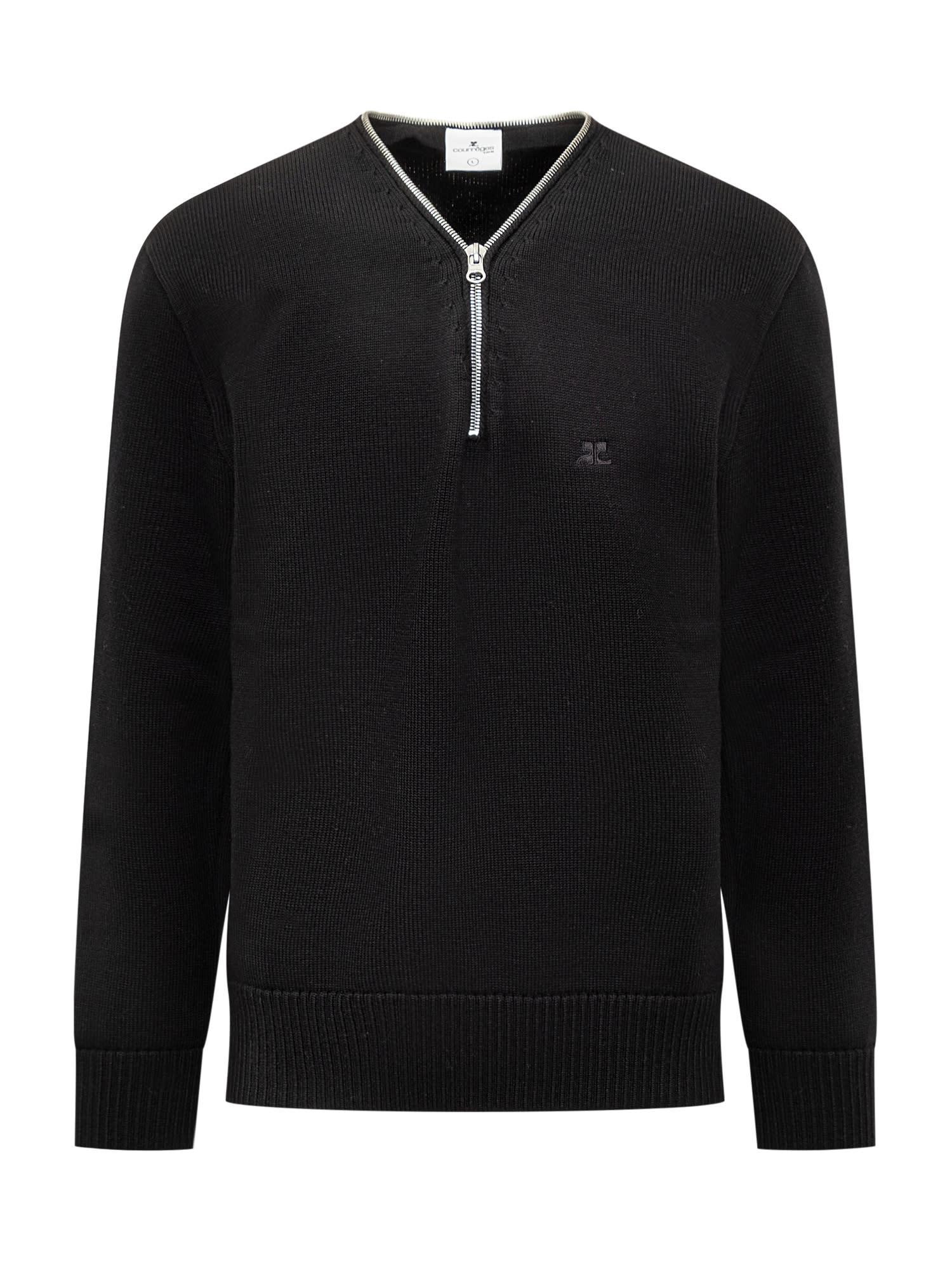 COURRÈGES Sweaters In Black Product Image