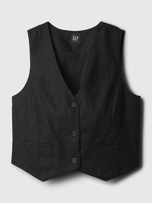 Linen-Cotton Vest Product Image
