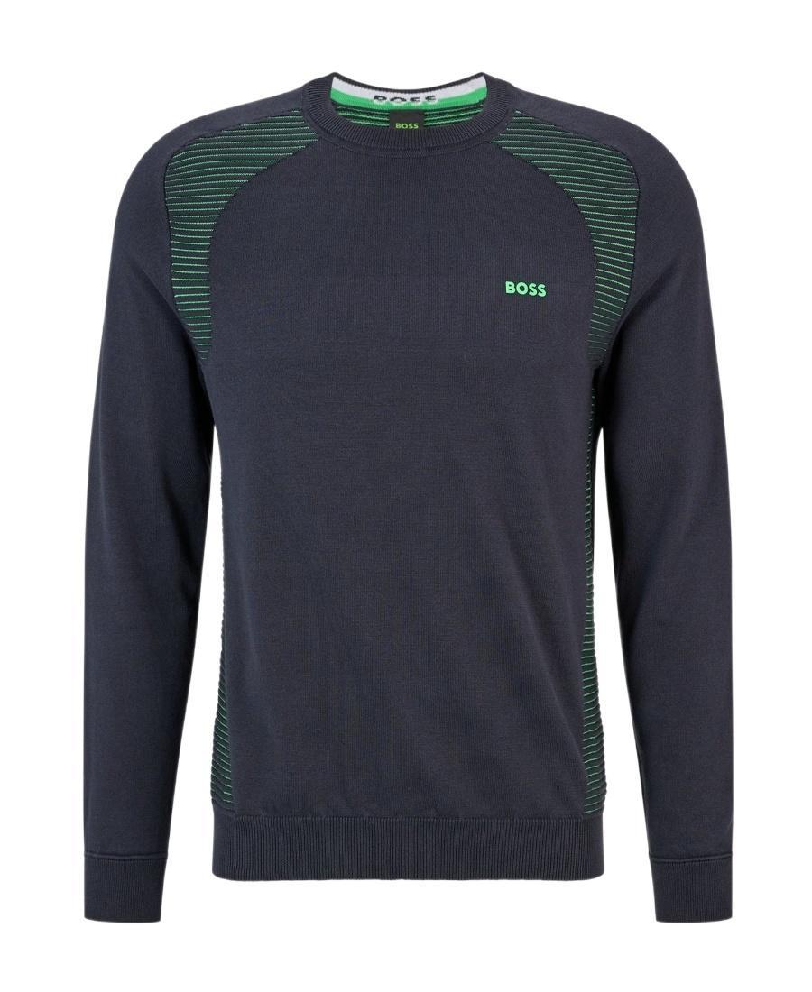 HUGO BOSS Round Neck Sweater In Black Product Image