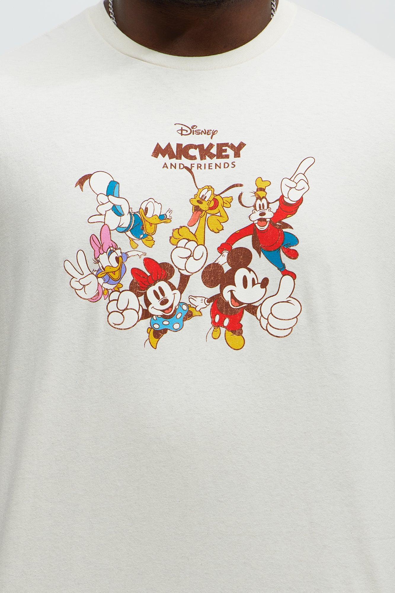 Disney Mickey And Friends Short Sleeve Tee - Natural Product Image