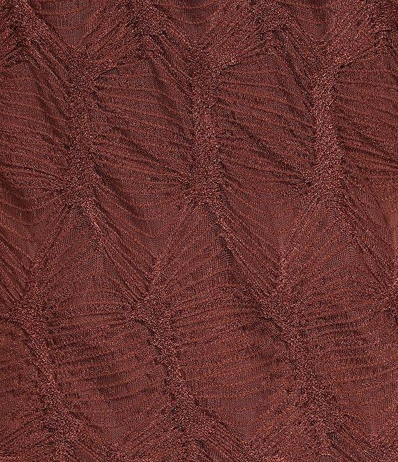 Antonio Melani Katelyn Long Sleeve Turtleneck Puckered Jacquard Dress Product Image